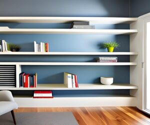 Plasterboard Bookshelf