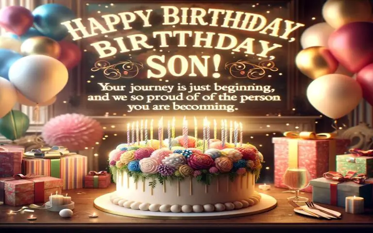 Happy Birthday wishes for your son