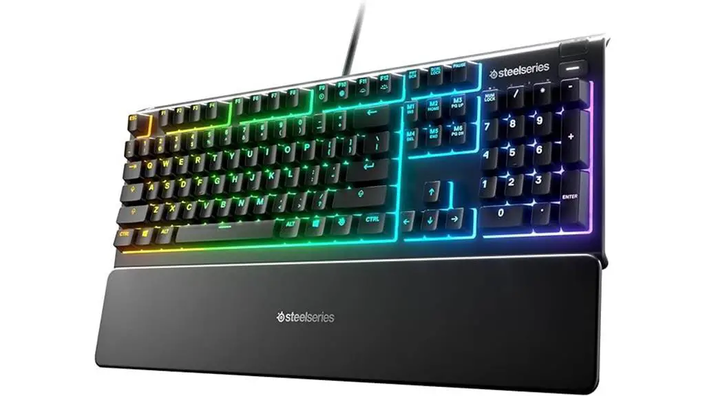 durable customizable illuminated gaming keyboard