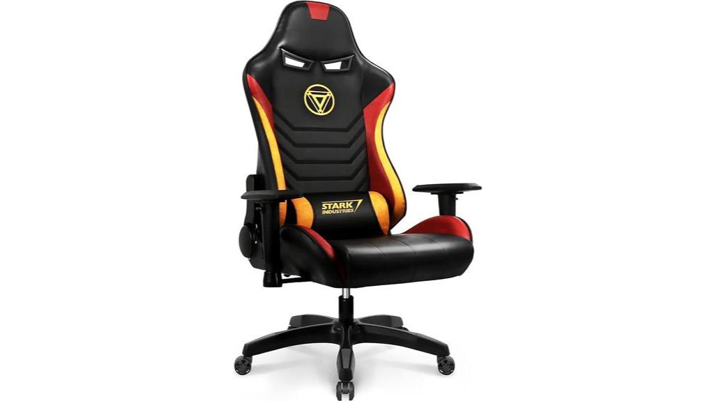 iron man themed gaming chair