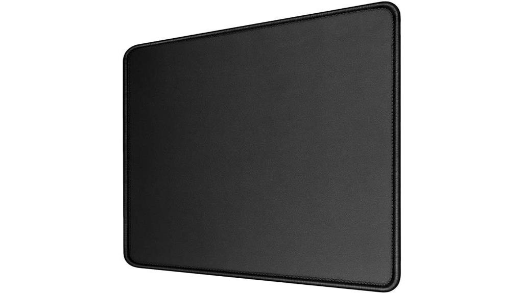 black gaming mouse pad