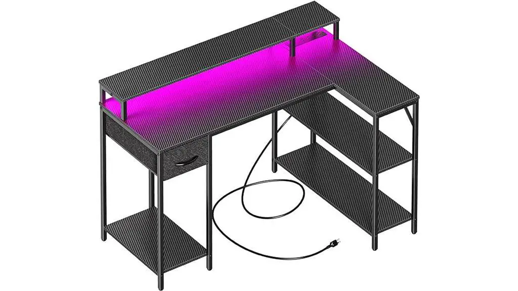 multi functional gaming desk features