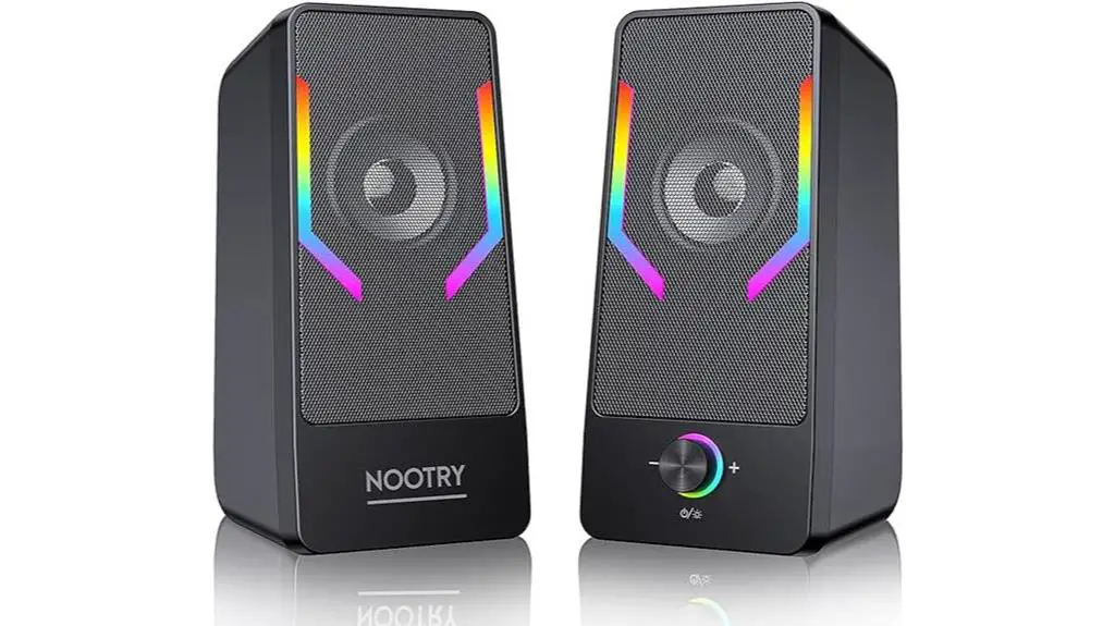 rgb gaming desktop speakers