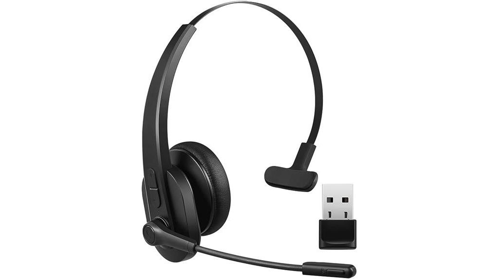 trucker bluetooth headset black