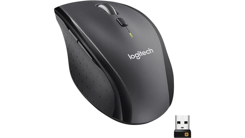 wireless black logitech mouse