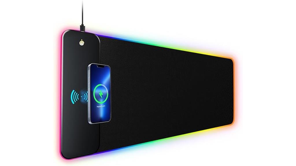 wireless charging gaming mousepad