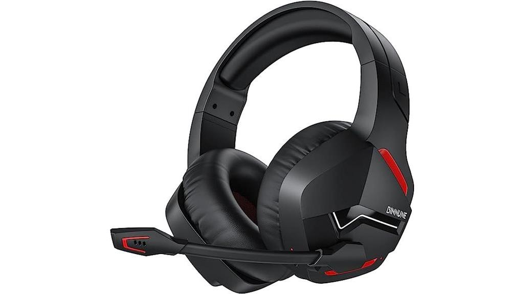 wireless gaming headset with microphone