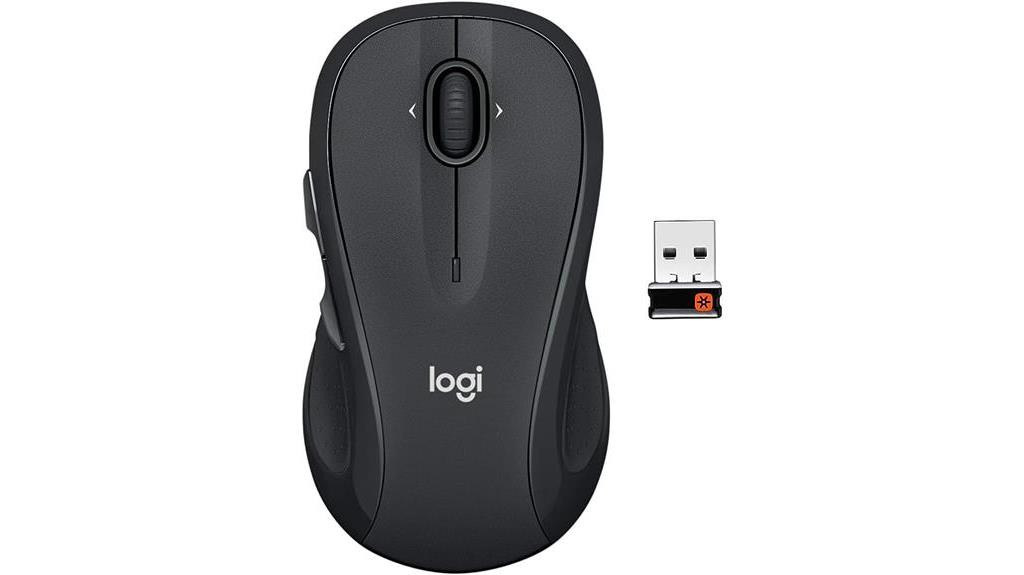 wireless logitech mouse graphite